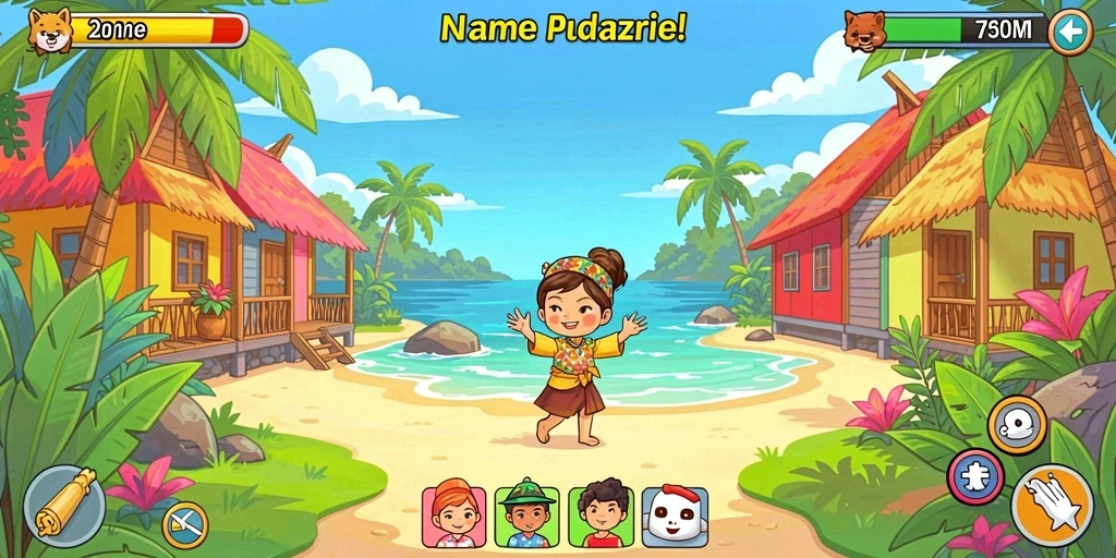 Kompetisi multiplayer dengan teman-teman.