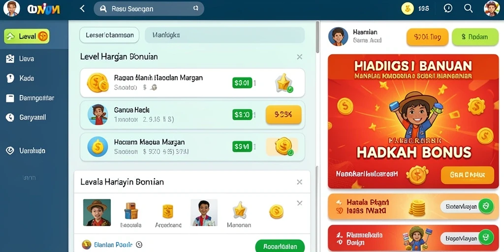 Desain grafis yang memukau di dalam game RPIDWIN.